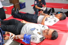 Rayakan HUT Ke-81 RI, Imigrasi Sumut gelar donor darah dan cek kesehatan gratis