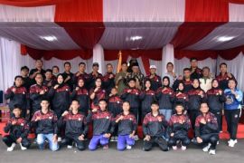 Wabup Kobar beri semangat atlet wakili Kalteng di O2SN tingkat nasional