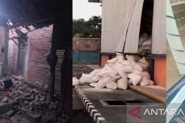 Sejumlah bangunan di Kota Bima NTB rusak terdampak gempa M 7,7 di NTT