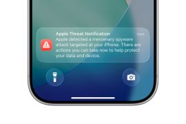 Apple kirimkan notifikasi pada gadget yang terkena target "spyware"