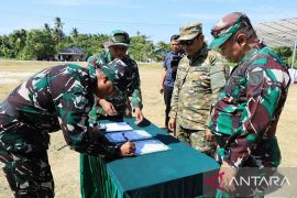 Kodam XV/Pattimura pastikan TMMD Malut rampungkan sistem pengairan desa untuk air bersih