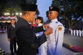 75 anggota paskibraka Gianyar dikukuhkan sekaligus jadi duta nasionalisme tingkat pelajar