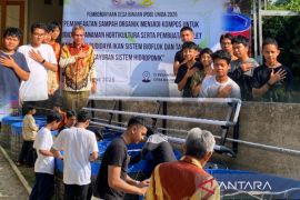 Unida ubah sampah jadi pangan di Pesantren Alam Pangrango