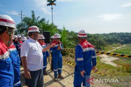 Menteri LH tinjau pemulihan lahan terkontaminasi minyak di Riau