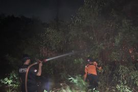 Tim Satgas Karhutla padamkan karhutla di Kecamatan Belimbing Muara Enim