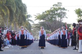 Karnaval TK dan PAUD semarakkan HUT ke-81 RI di Luwu
