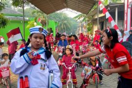 Rayakan HUT Ke-81 RI, Warga Puri Bukit Depok gelar karnaval hingga lomba seru