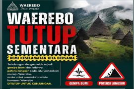 Dua lokasi wisata di Manggarai ditutup karena terdampak gempa