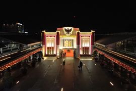 KAI Daop 6 hadirkan "Tematik Merah Putih di Stasiun Yogyakarta", semarakkan HUT ke-81 Kemerdekaan RI