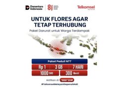 Telkomsel pulihkan layanan komunikasi di area terdampak gempa di Flores NTT