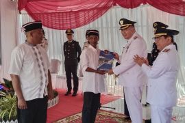 Seorang warga binaan Lapas Pariaman bebas pada remisi kemerdekaan