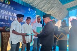 Delapan warga binaan Lapas Lubuk Basung bebas usai terima remisi