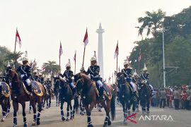 Kirab Bendera Pusaka awali peringatan HUT 81 RI di Jakarta