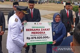 HUT ke-81 RI, Baznas Banyumas salurkan zakat Rp879 juta