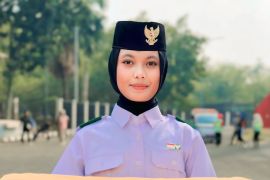 Siswi SMAN 1 Palembang Caliya Azaria Ivana bangga jadi pembawa baki Upacara HUT RI