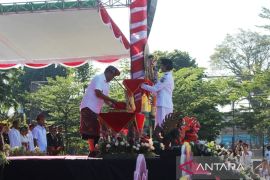 Bupati Sedana Arta pimpin Upacara HUT ke-81 RI di Bangli