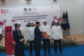 Berkelakuan baik, 6.122 warga binaan Banten terima remisi HUT RI