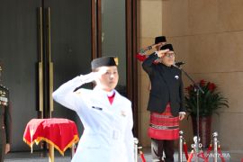 KBRI Beijing gelar upacara HUT ke-81 Republik Indonesia