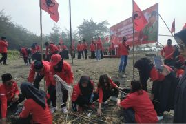 PDIP Jember tanamkan peduli lingkungan usai upacara HUT RI