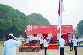 Rayakan HUT ke-81 RI, PT Pusri Palembang gelar upacara hingga Pesta Rakyat
