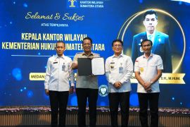 Menkum serahkan pemilihan Kepala Kanwil Sumut lewat e-voting