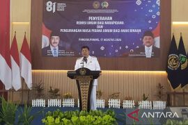 1.846 warga binaan di Babel terima remisi HUT RI