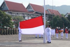 Rizqullah Kezio Syakib, Paskibraka Pengibar Bendera Merah Putih di Kota Padang