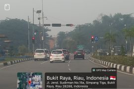 Asap selimuti Pekanbaru dengan kualitas udara berbahaya