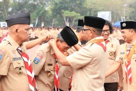 Gubernur Banten sematkan penghargaan untuk tokoh Pramuka berdedikasi