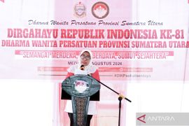 Penasihat DWP ajak anggota  terus berkontribusi bagi pembangunan Sumut