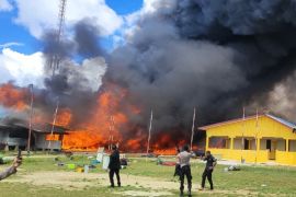 Polda Papua sebut korsleting picu kebakaran 17 barak Polres Mamberamo Tengah