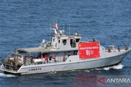 Lanal Gorontalo kerahkan 81 perahu nelayan semarakkan HUT RI