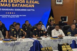 Bea Cukai gagalkan ekspor 22 kg emas batangan di Bandara Soetta