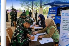 Bank Sumsel Babel Cabang Muara Beliti dan Yonif TP 947 perkuat literasi keuangan prajurit