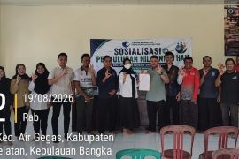 KemenHAM Babel-Pemdes Air Bara tandatangani layanan publik berbasis HAM