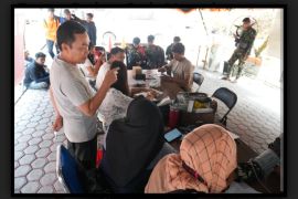 Dinkes Palangka Raya cek kesehatan anggota satgas karhutla