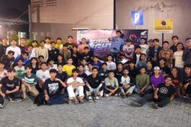 Honda Sulteng ajak komunitas rasakan sensasi berkendara bersama New Honda Vario 160 lewat Vario Evo night ride
