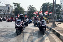 Cinta Indonesia, ribuan bikers Honda PCX konvoi simpatik rayakan HUT ke-81 RI