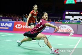 Ganda Putri Rachel/Febi tembus perempat final kejuaraan Dunia usai pasangan unggulan kedua mundur