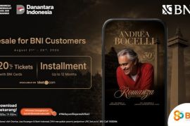 BNI hadirkan akses eksklusif menikmati Andrea Bocelli "Romanza" di Indonesia