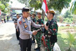 Kapolda Kaltara Sambangi Satgas Pamtas di Malinau