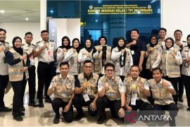 Kanwil Ditjenim Babel dampingi pemulangan 1.071 jamaah haji asal Bangka Belitung dari debarkasi Palembang