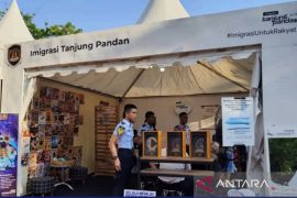 Kanwil Ditjen Imigrasi Babel monitoring layanan keimigrasian di Belitung Expo 2026