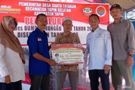 BUMDes Munggu Talu setorkan Rp35 Juta untuk pendapatan desa