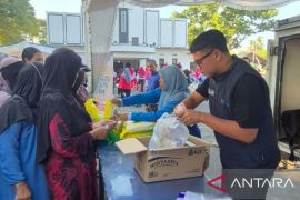 Bulog Belitung jual beras SPHP dan MinyaKita di GPM dan Pasar Tani