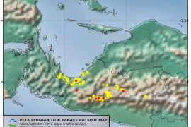 BMKG catat 279 titik panas di Nabire terbanyak se-Papua Tengah