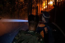 Personel Kodim Tarakan Berhasil Padamkan Kebakaran Lahan