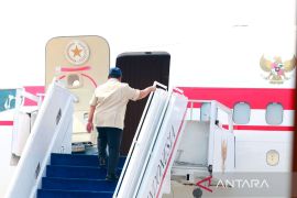 Prabowo bertolak ke Kalimantan pimpin penanganan karhutla