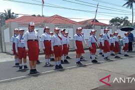 SDN Wasian raih juara 1 Lomba Gerak Jalan HUT ke-81 RI