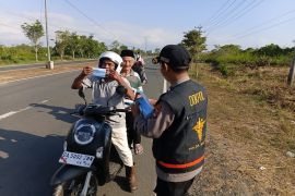 Polres Tanah Bumbu cegah kasus ISPA akibat Karhutla
